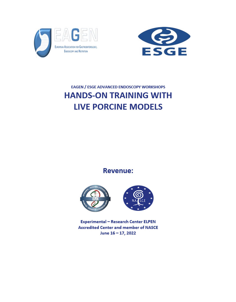 EMR and ESD workshop: Hands-on training with live porcine models Athens 2022